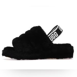 Black Ugg slippers